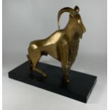 A JOHN MULVEY 1973 BRONZE LIMITED EDITION MODEL OF A RAM, HEIGHT 30CM