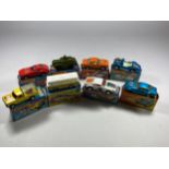 A GROUP OF SEVEN BOXED MATCHBOX DIECAST MODELS TO INCLUDE ROLAMATIS & SUPERFAST EXAMPLES