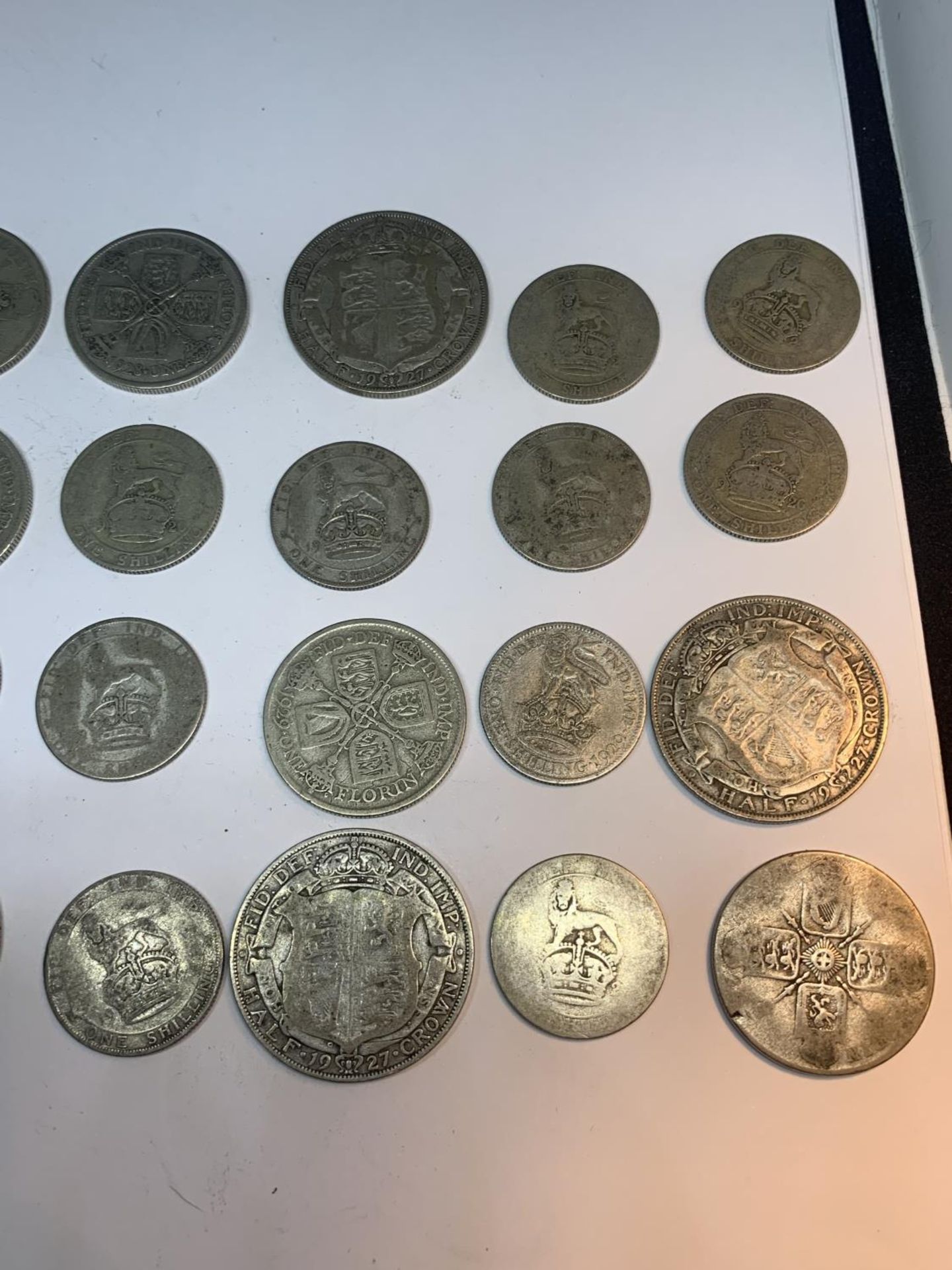 TWENTY FOUR VARIOUS SILVER COINS - Image 3 of 3