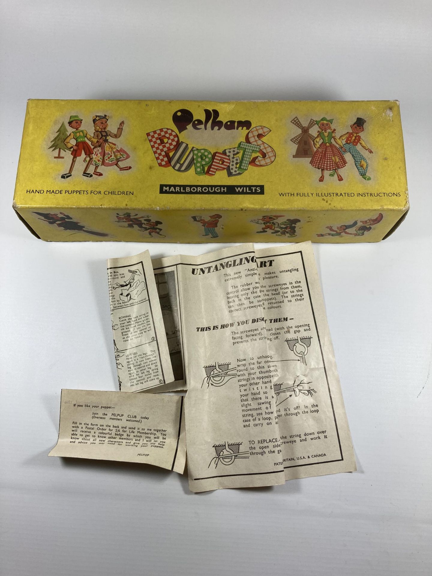 A VINTAGE PELHAM PUPPET - SAILOR IN ORIGINAL BOX - Image 3 of 3