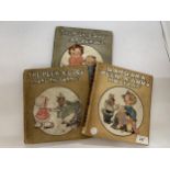 THRE BARBARA PEEK-A-BOO'S BOOKS FROM THE YEARS 1912, 1916 AND 1925