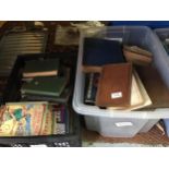 A QUANTITY OF VINTAGE BOOKS TO INCLUDE ENID BLYTON, CASSEL'S BOOK OF KNOWLEDGE, REFERENCE, ETC - 2