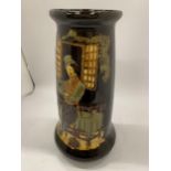 A LARGE ROYAL DOULTON STYLE DICKENS VASE HEIGHT 34CM