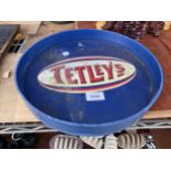 A VINTAGE AND RETRO 'TETLEY'S' PUB TRAY