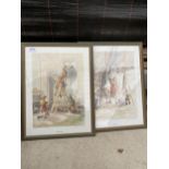 TWO FRAMED PRINTS