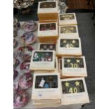 TWENTY SIX BOXES OF CAKE CANDLES BY SMILING FACES - AS NEW