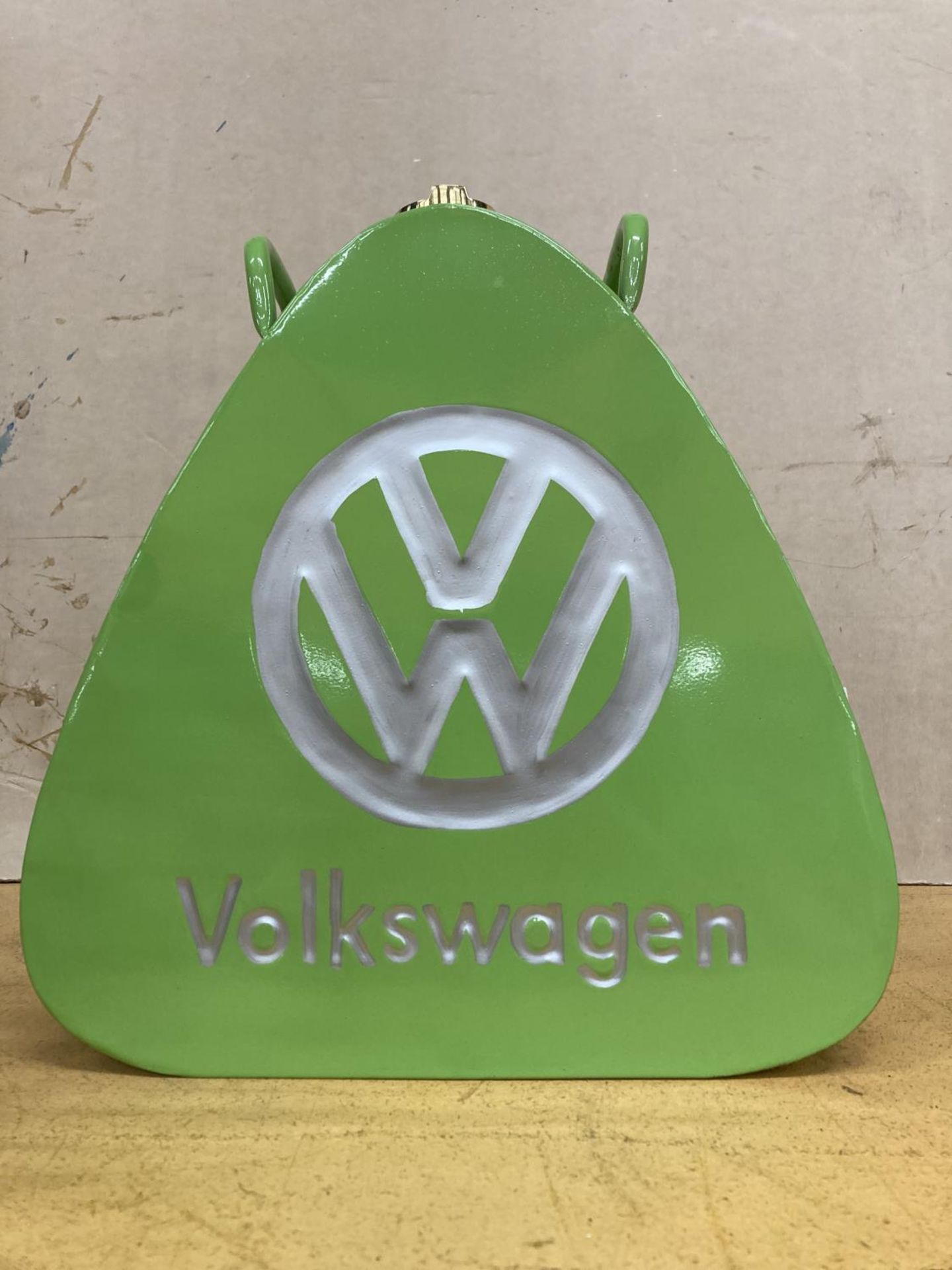 A LIGHT GREEN VOLKSWAGON PETROL CAN - Image 2 of 4