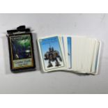 A BOXED VINTAGE 1990'S WARHAMMER 40K DARK ELDER COMBAT CARD DECK AND FURTHER LATE 90'S WARHAMMER 40K