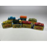 A GROUP OF SEVEN VINTAGE BOXED MATCHBOX SERIES MODELS