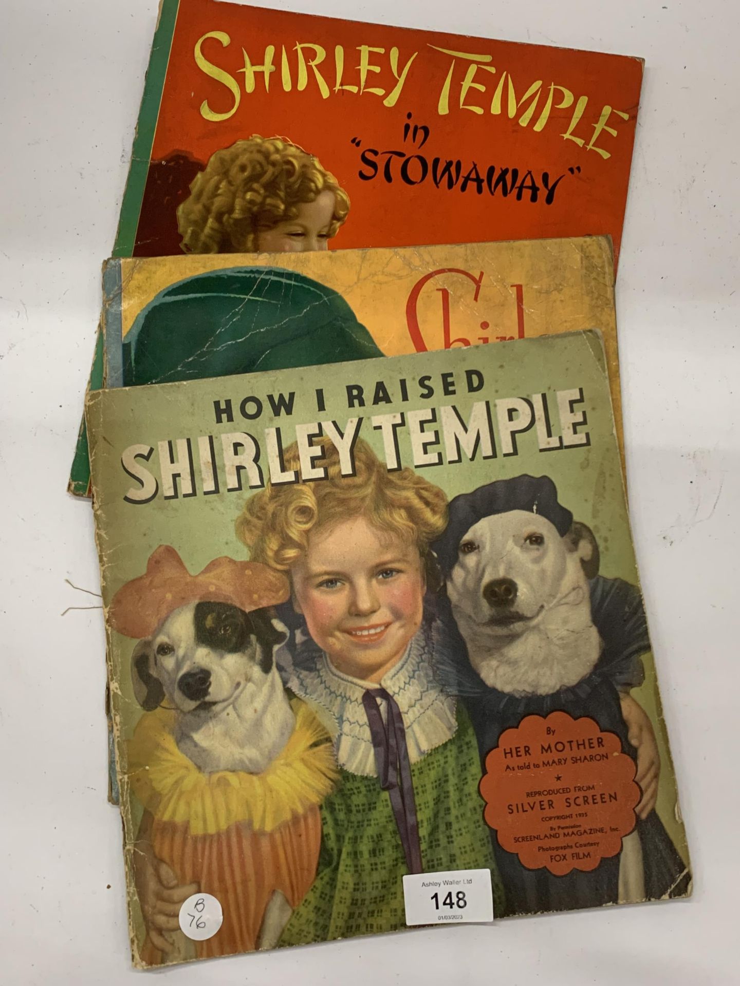 THREE SHIRLEY TEMPLE BOOKS