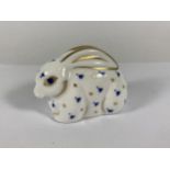 A ROYAL CROWN DERBY RABBIT (SECOND)