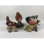 A GROUP OF THREE BESWICK BIRDS