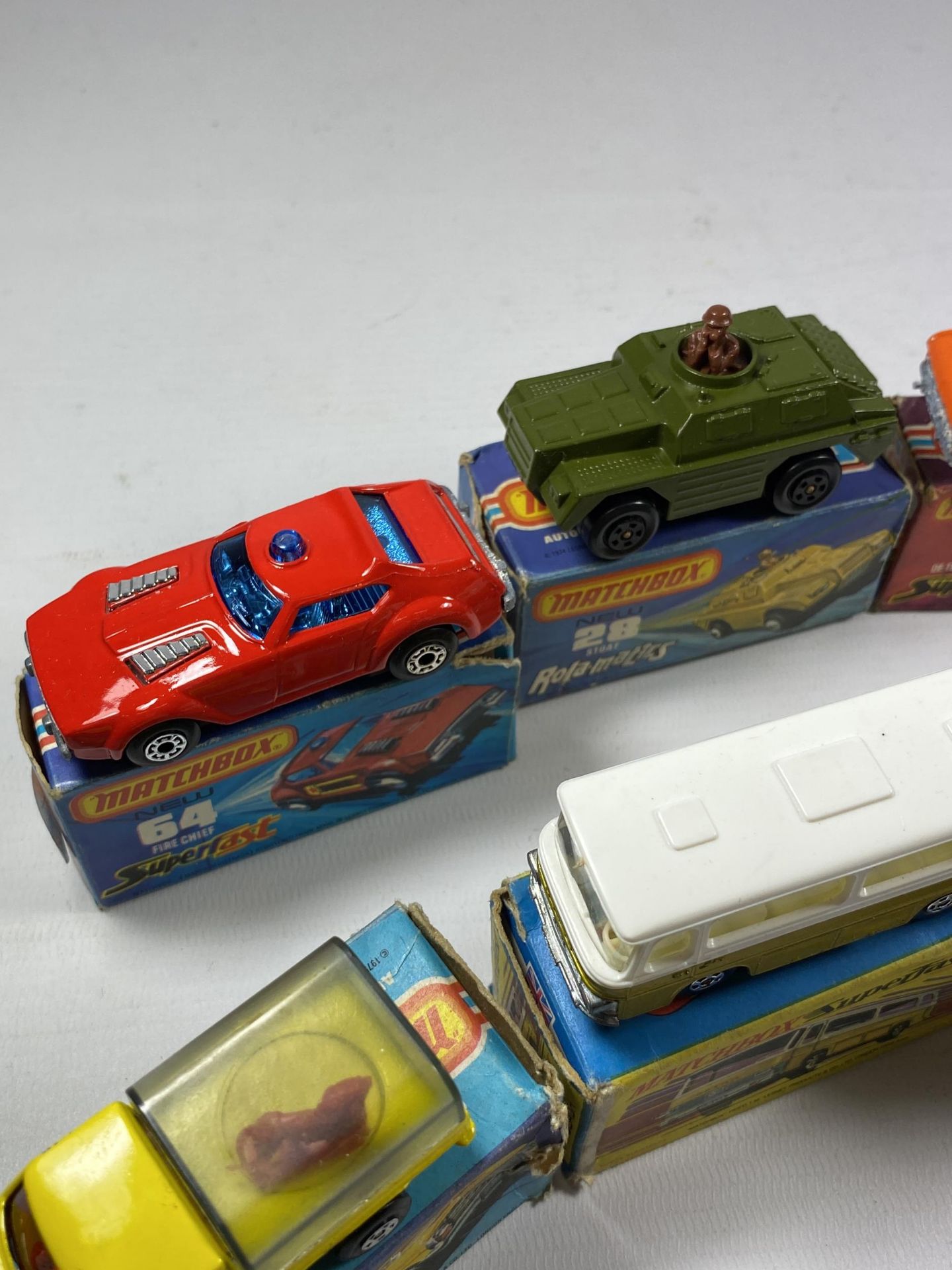 A GROUP OF SEVEN BOXED MATCHBOX DIECAST MODELS TO INCLUDE ROLAMATIS & SUPERFAST EXAMPLES - Image 2 of 5