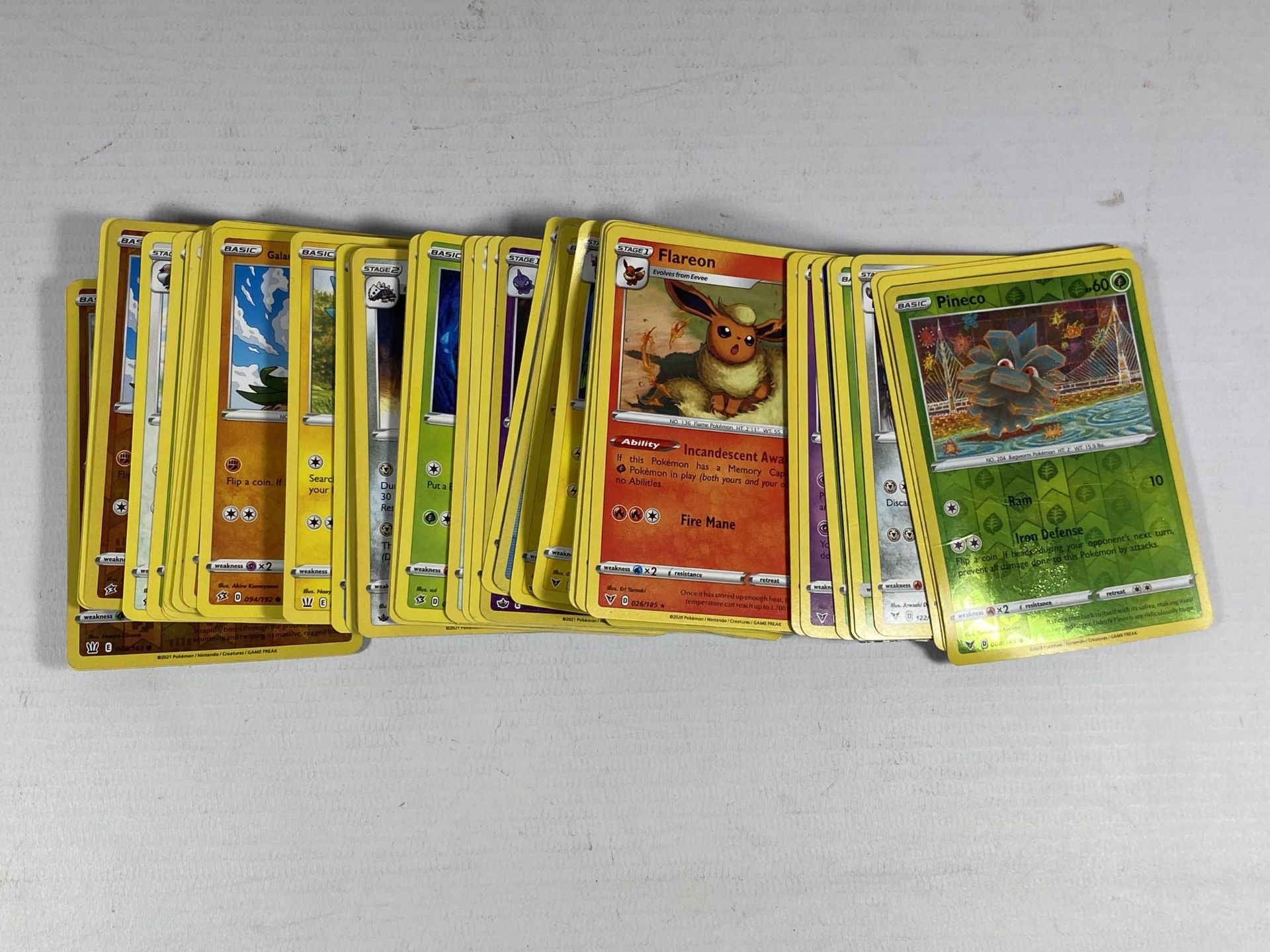 A MIXED LOT OF POKEMON CARDS