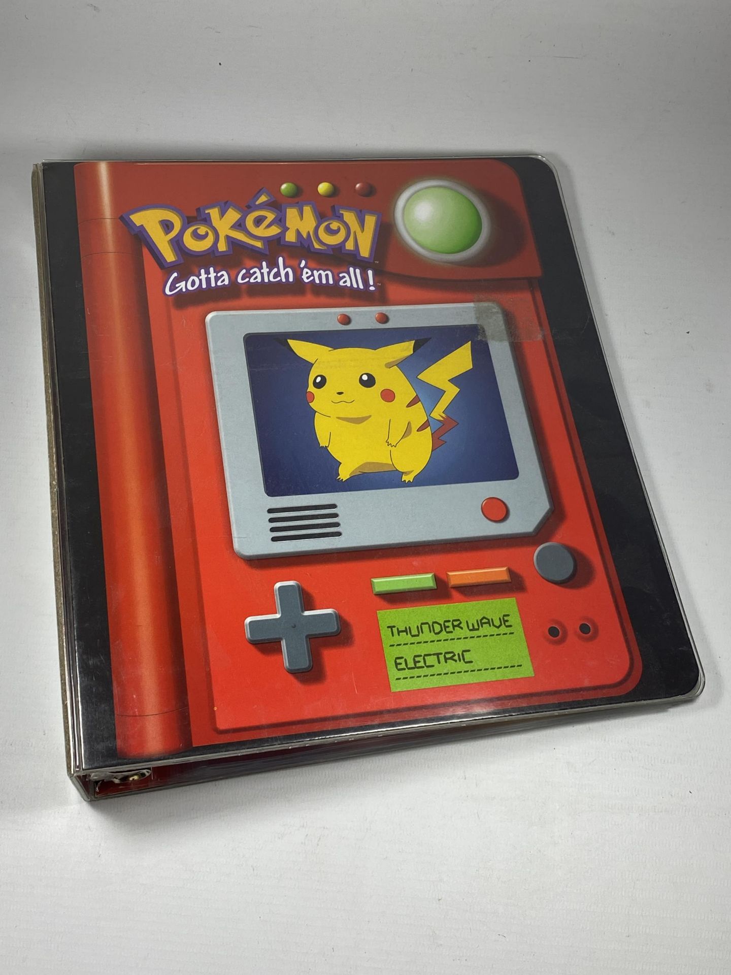 A VINTAGE 1990'S POKEMON FOLDER WITH SLEEVES