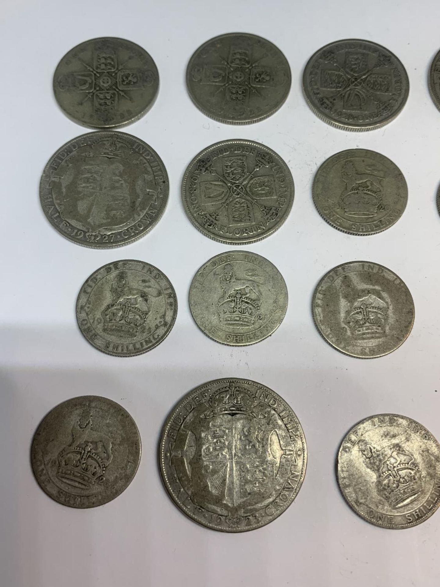 TWENTY FOUR VARIOUS SILVER COINS - Image 2 of 3