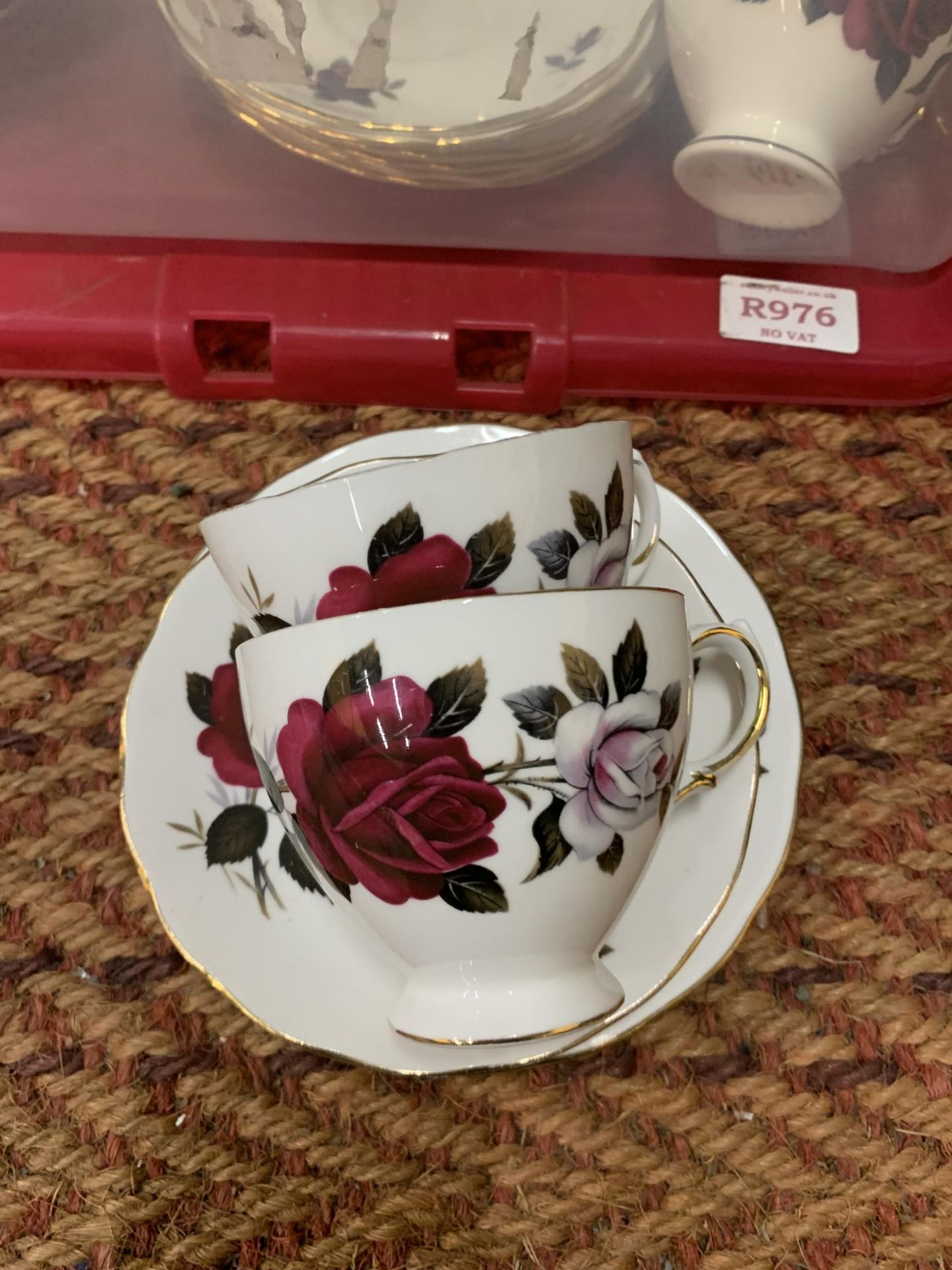 THREE BOXES OF ASSORTED CHINA TO INCLUDE TWO COALPORT PART DINNER SETS, MEAT PLATTERS, ETC - Image 2 of 10