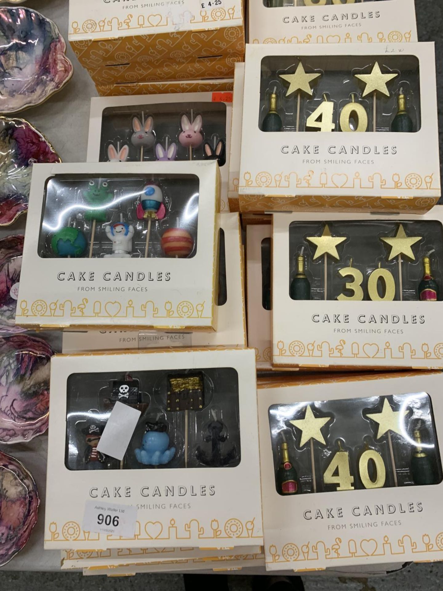 TWENTY SIX BOXES OF CAKE CANDLES BY SMILING FACES - AS NEW - Image 4 of 6