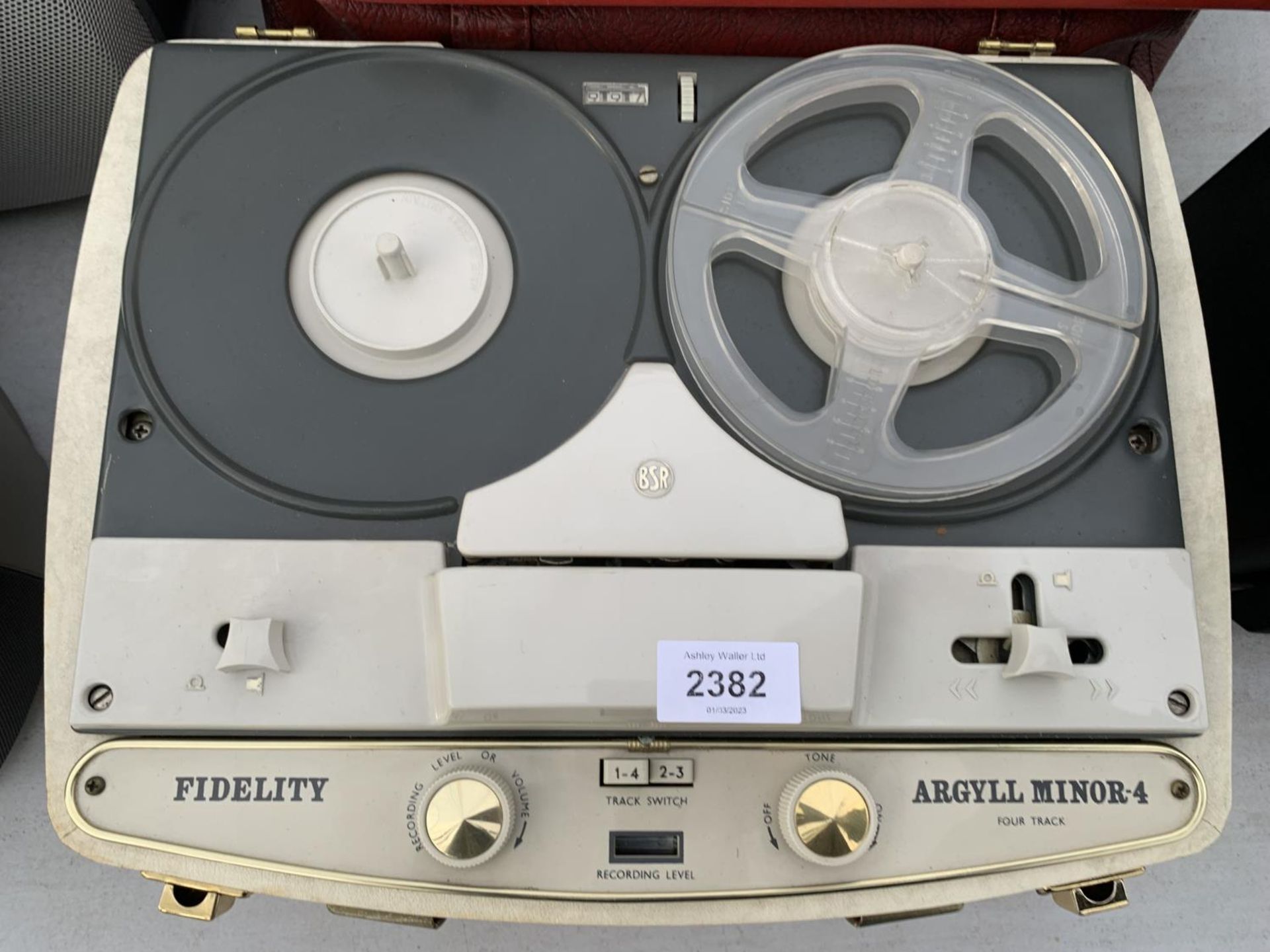 A BSR FIDELITY TAPE TO TAPE PLAYER - Bild 3 aus 4