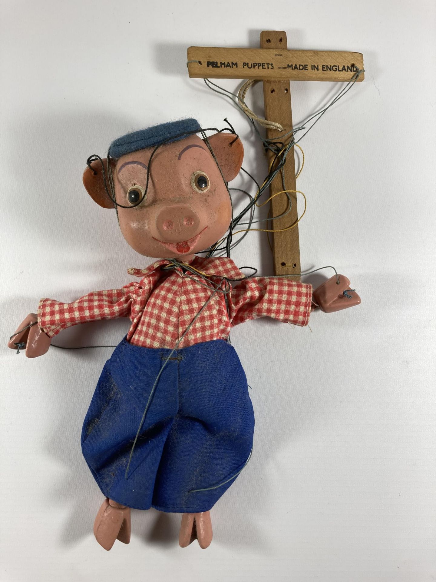 A VINTAGE PELHAM PUPPET - SL PERKY IN ORIGINAL BOX