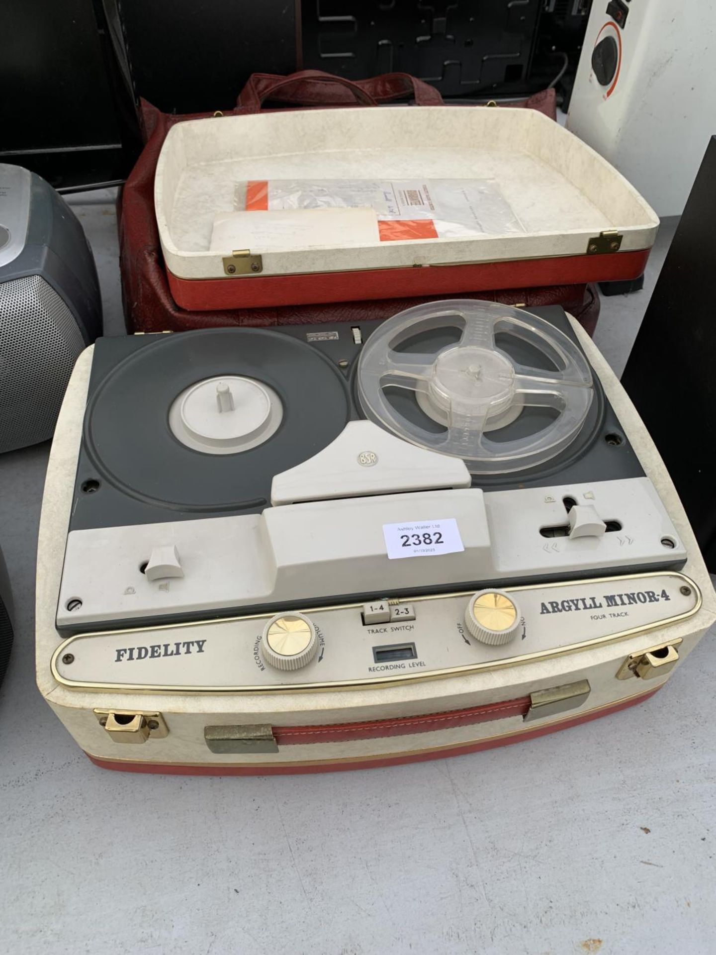 A BSR FIDELITY TAPE TO TAPE PLAYER