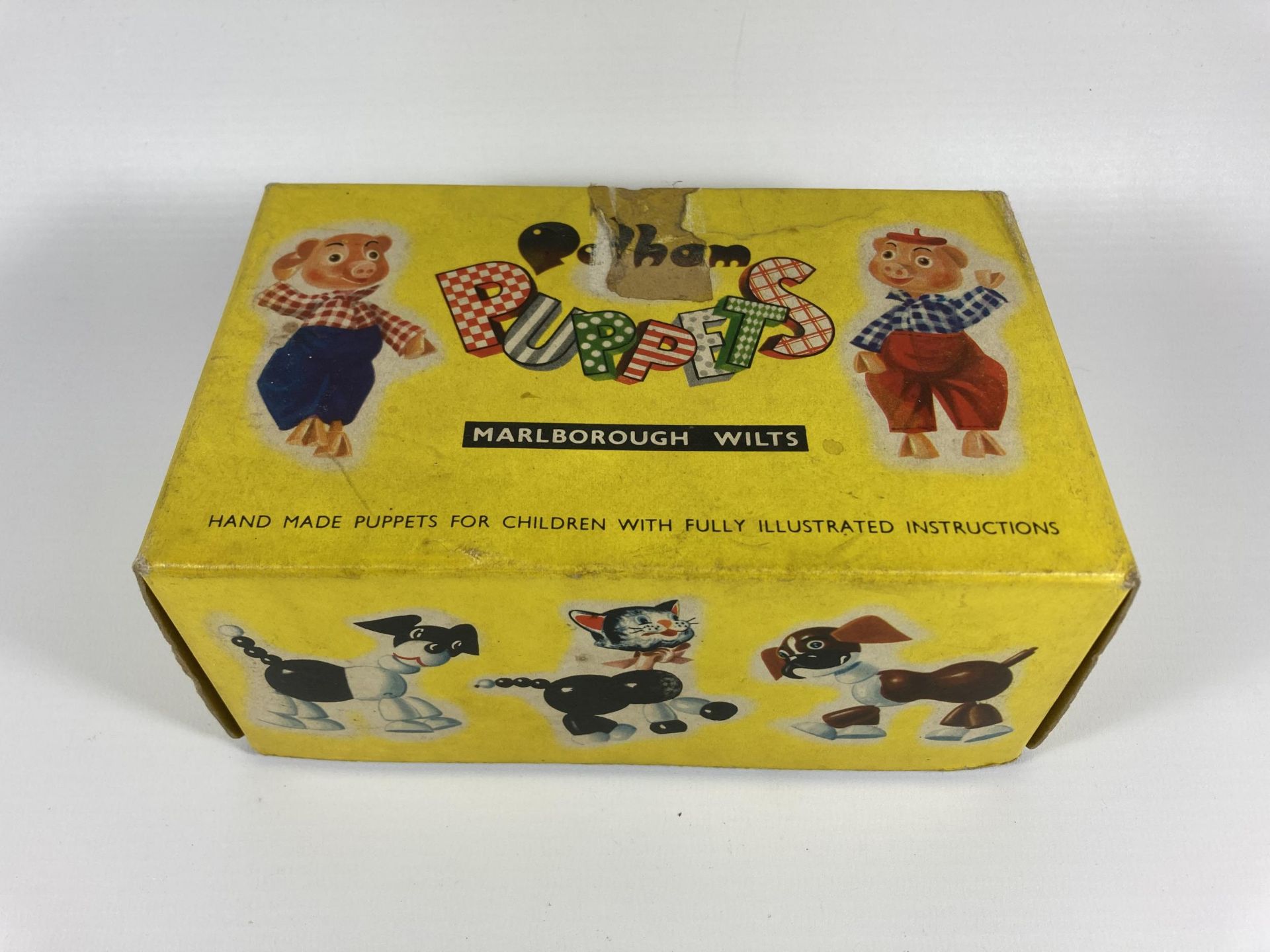 A VINTAGE PELHAM PUPPET - GIRL WITH YELLOW HAIR IN ORIGINAL BOX - Image 3 of 3