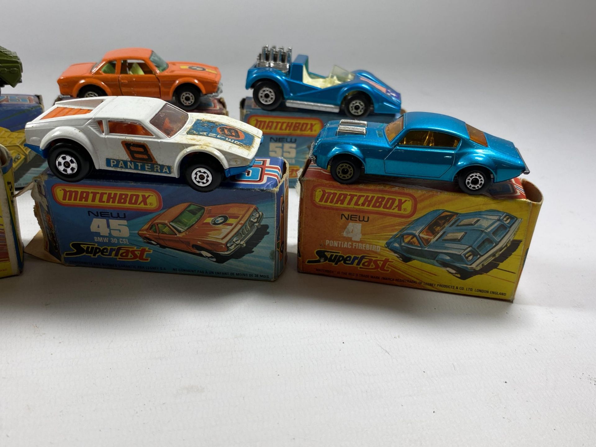 A GROUP OF SEVEN BOXED MATCHBOX DIECAST MODELS TO INCLUDE ROLAMATIS & SUPERFAST EXAMPLES - Image 5 of 5
