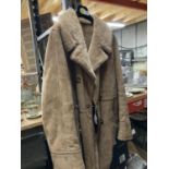 A MORLANDS REAL LAMBSKIN COAT MADE IN ENGLAND - SIZE L/XL