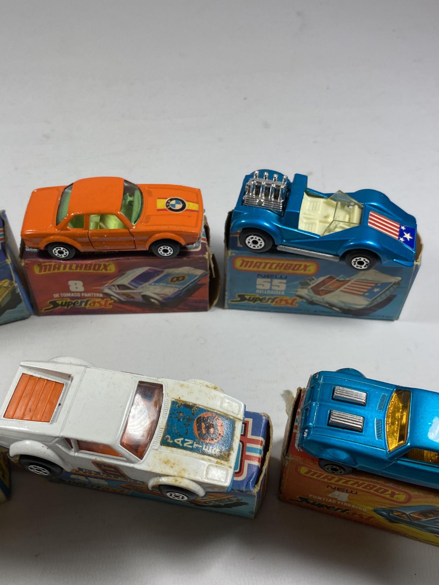 A GROUP OF SEVEN BOXED MATCHBOX DIECAST MODELS TO INCLUDE ROLAMATIS & SUPERFAST EXAMPLES - Image 3 of 5