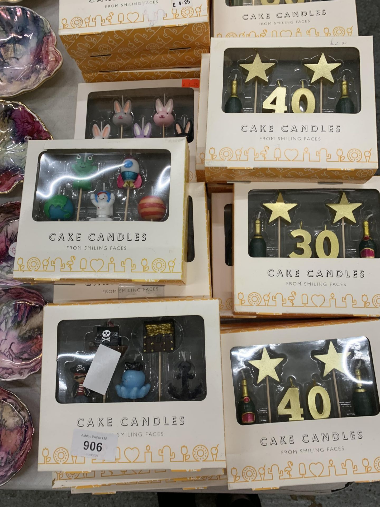 TWENTY SIX BOXES OF CAKE CANDLES BY SMILING FACES - AS NEW - Image 3 of 6