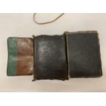 THREE VINTAGE BIBLES, TWO DATING FROM 1911 AND ONE FROM 1936, FROM A COLLECTION OWNED BY J A