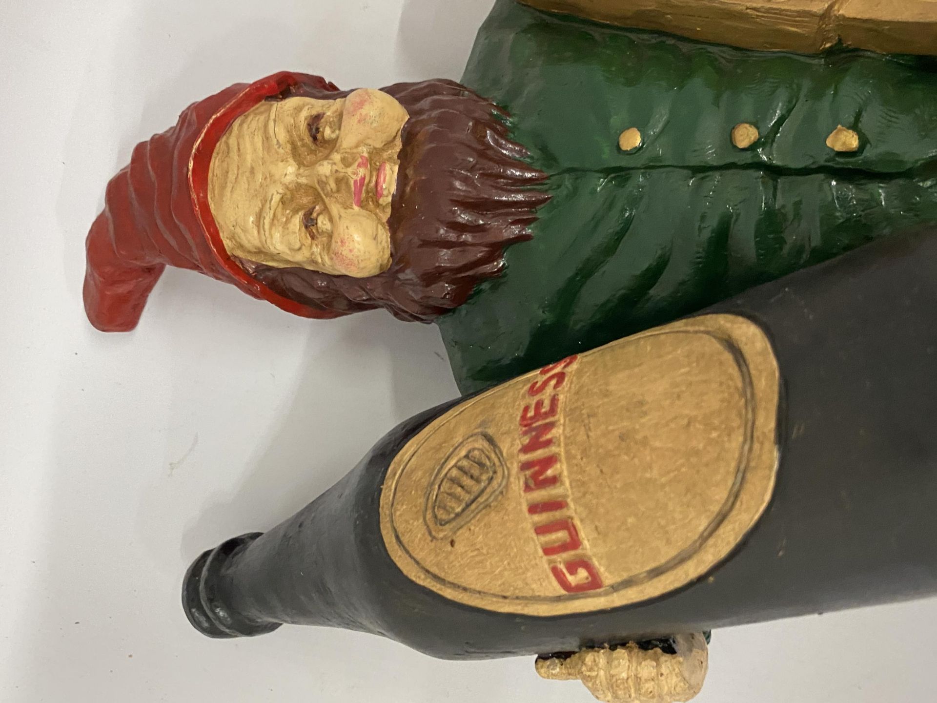 A WOODEN GUINNESS LEPRACHAUN FIGURE, HEIGHT 37CM - Image 2 of 2