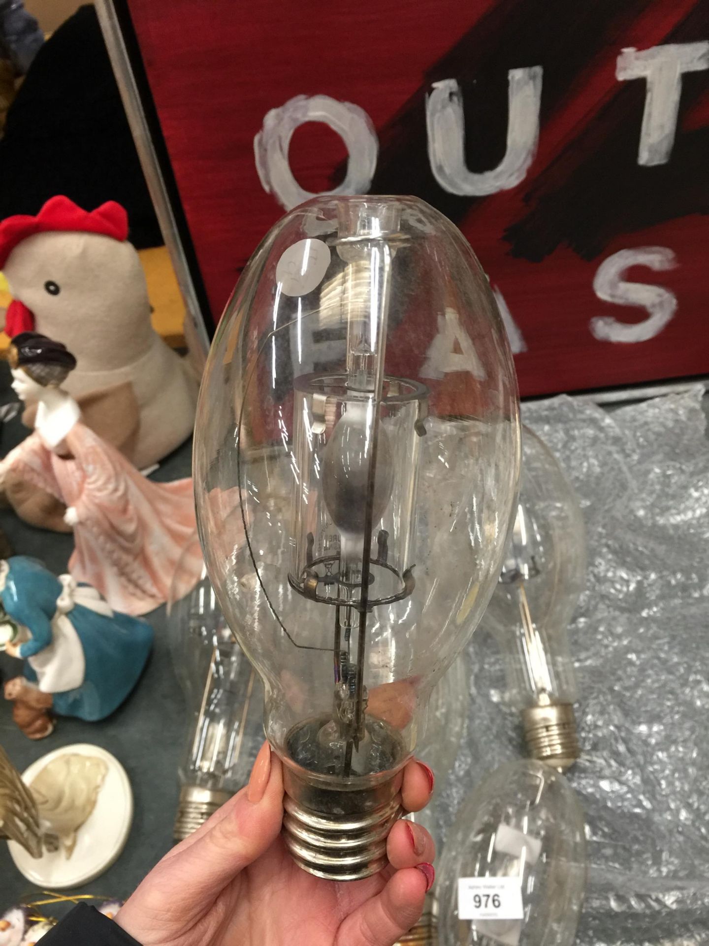 FIVE LARGE INDUSTRIAL LIGHT BULBS - Image 2 of 3