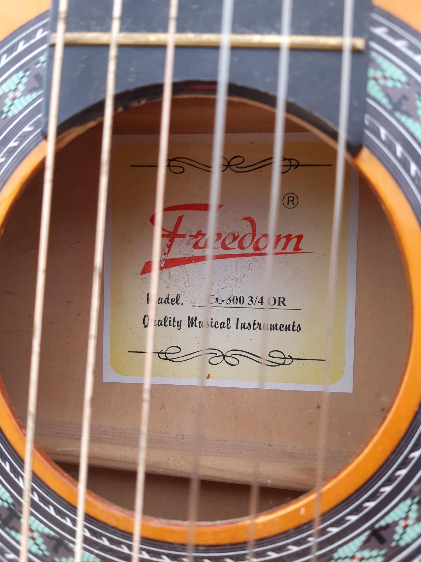 A FREEDOM ACOUSTIC GUITAR - Image 2 of 2