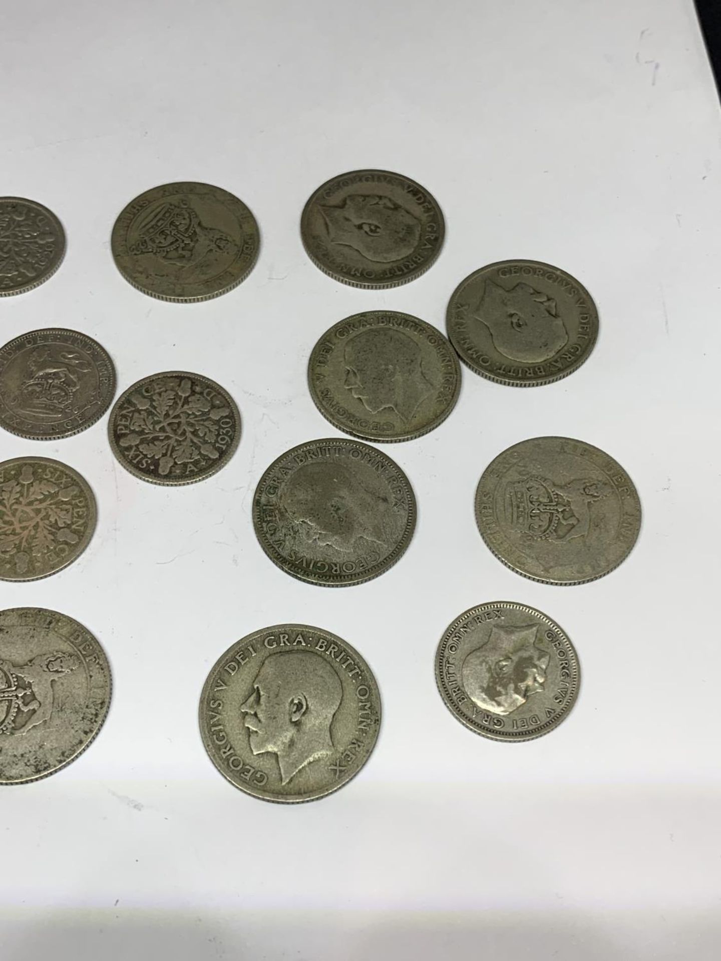 NINETEEN SILVER COINS - Image 3 of 3