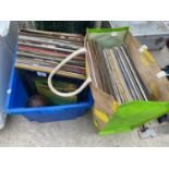 AN ASSORTMENT OF VINTAGE LP RECORDS