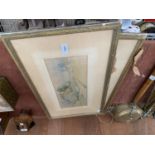 A PAIR OF 1930'S FRAMED WATER COLOURS