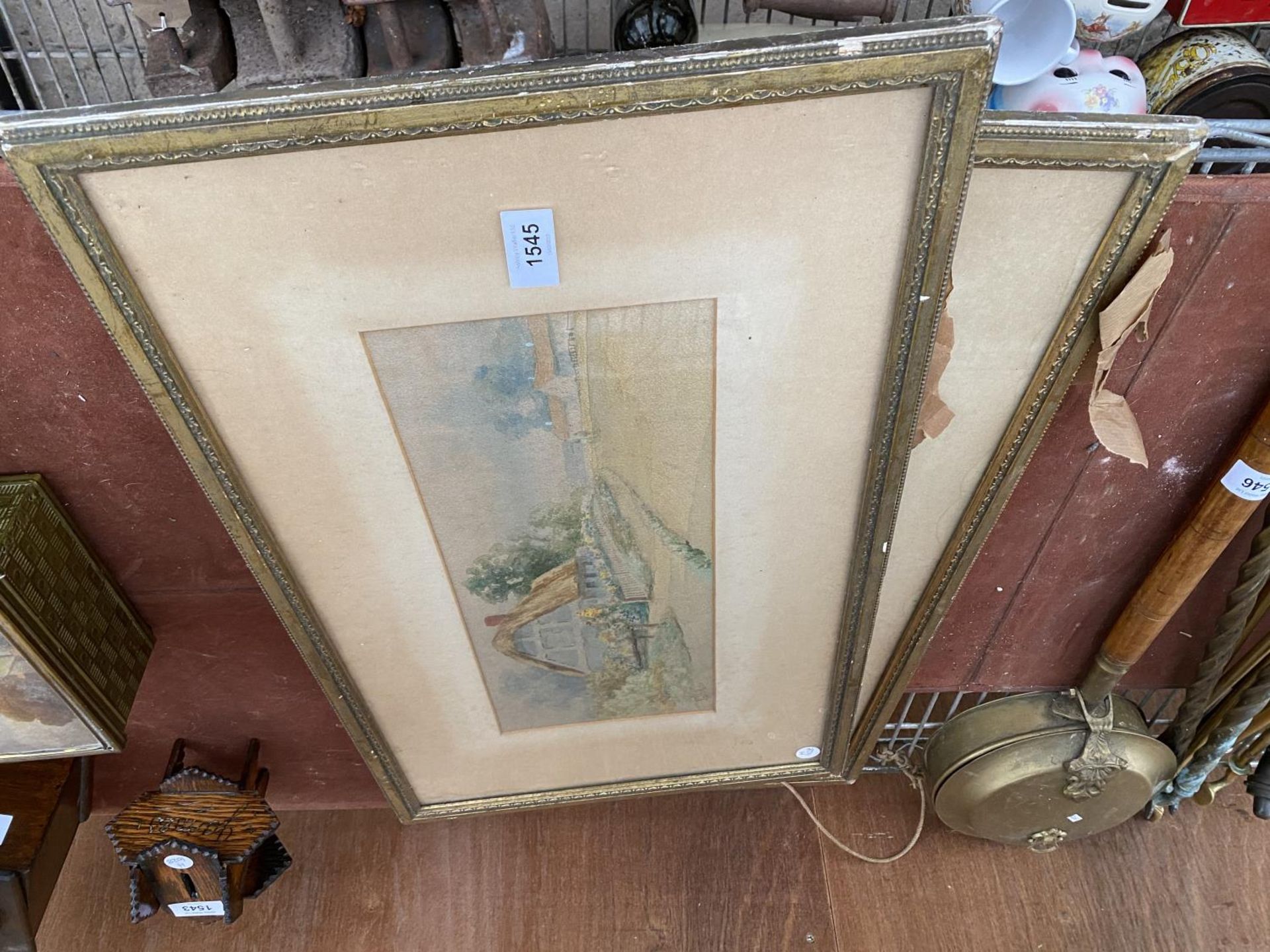 A PAIR OF 1930'S FRAMED WATER COLOURS