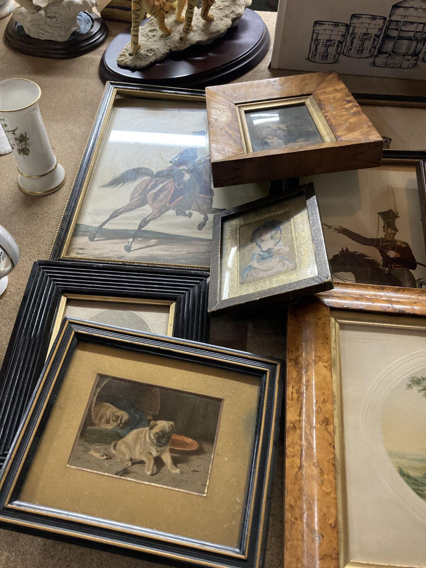 FIFTEEN VARIOUS FRAMED VINTAGE PRINTS - Image 2 of 2