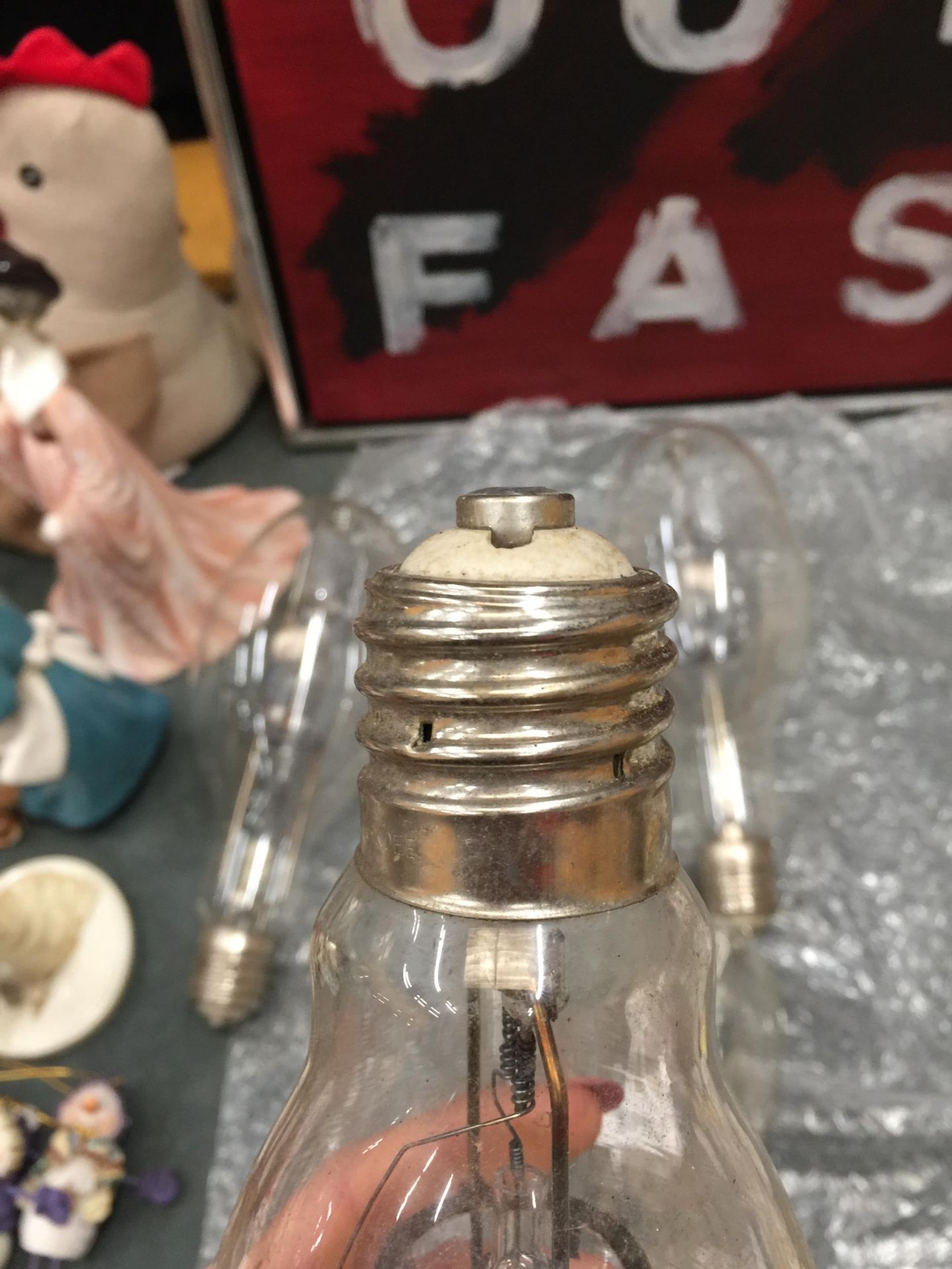 FIVE LARGE INDUSTRIAL LIGHT BULBS - Image 3 of 3