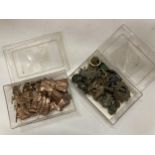 A QUANTITY OF METAL DETECTING FINDS, ETC