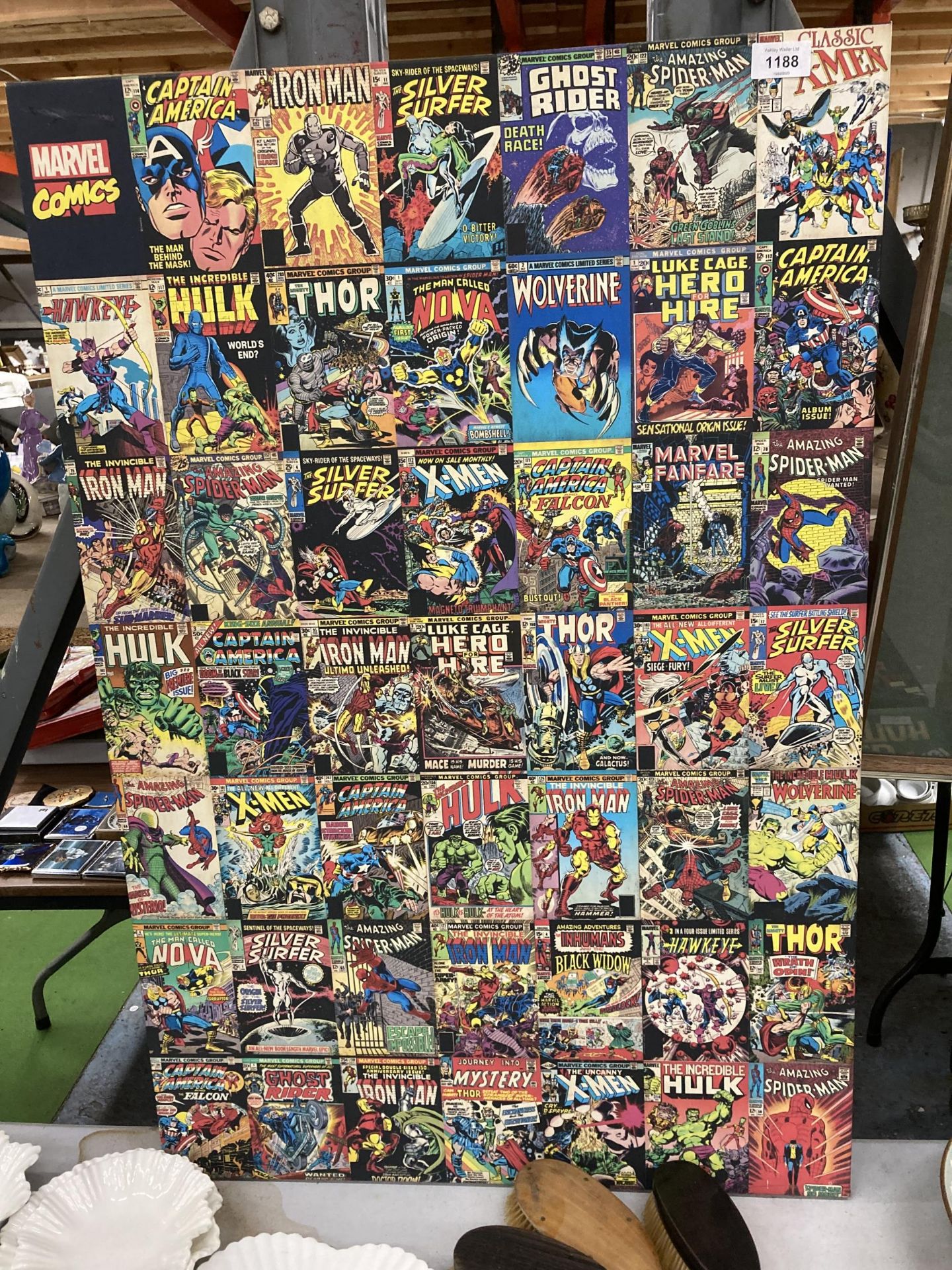 A MARVEL COMICS CANVAS