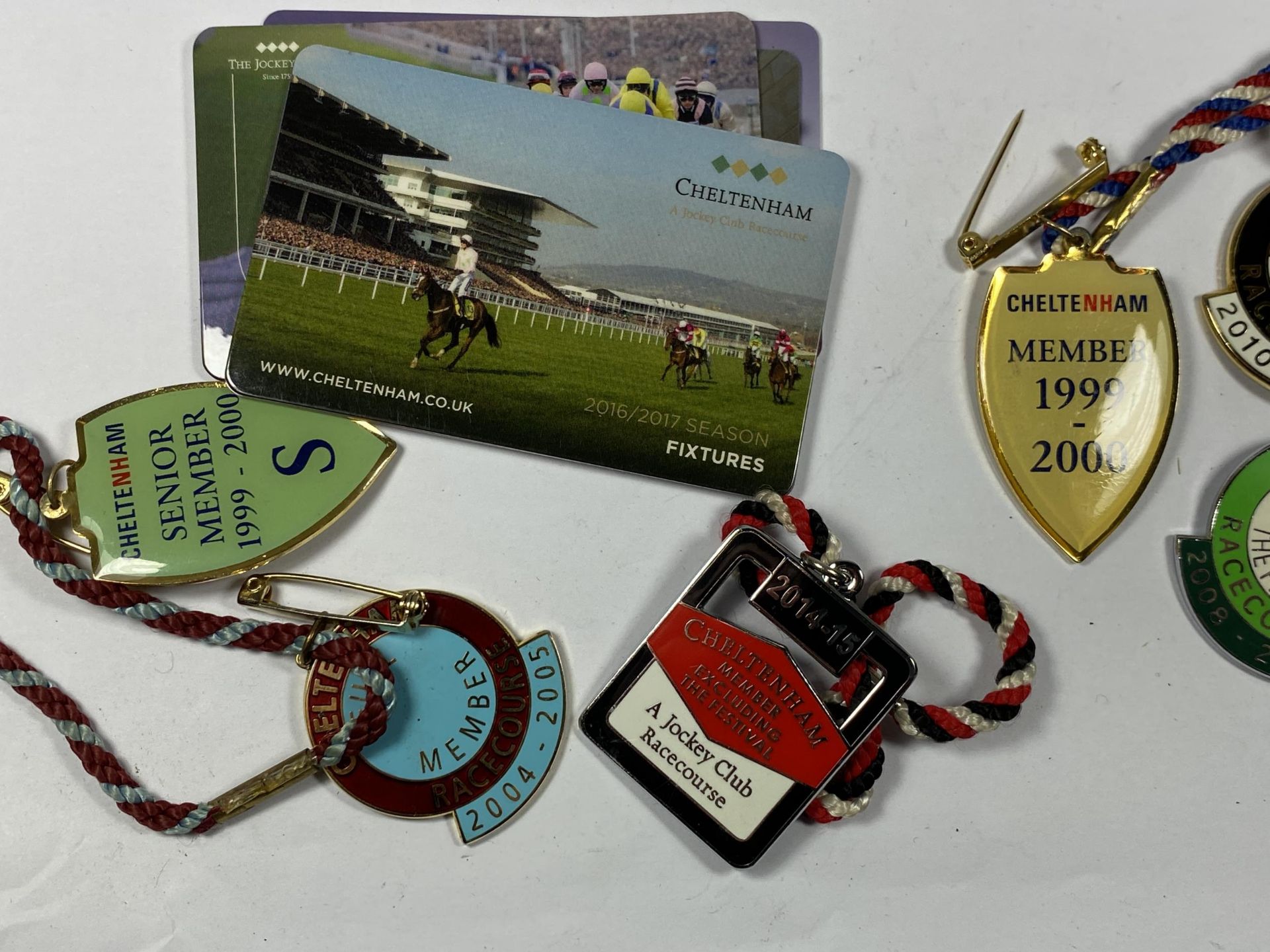 SIX CHELTENHAM RACECOURSE BADGES - Image 2 of 2