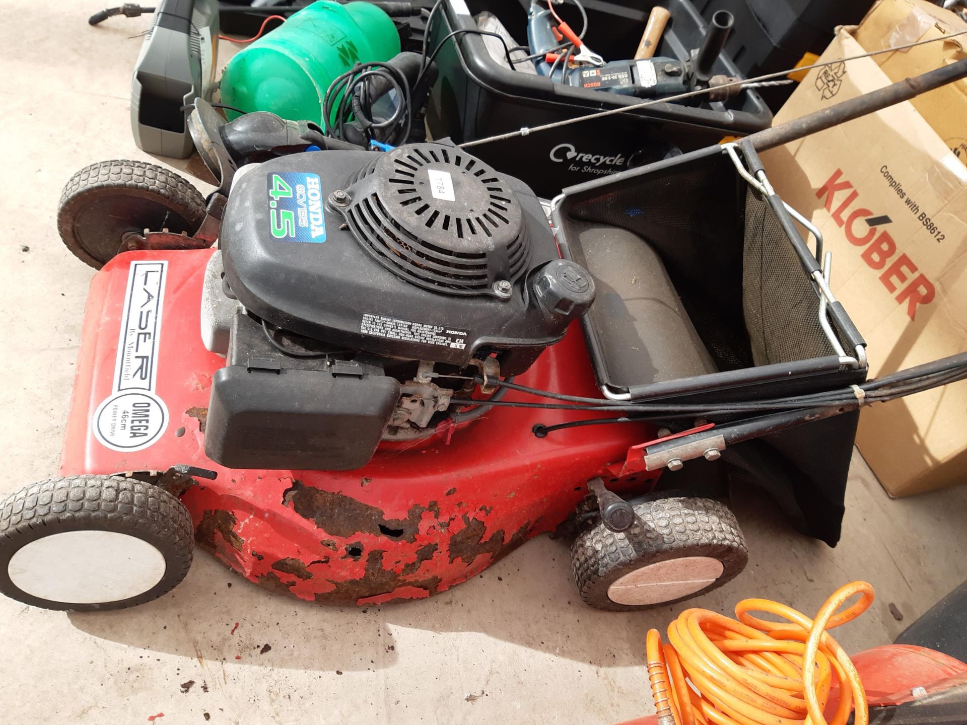 A LASER BY MOUNTFIELD LAWNMOWER WITH HONDA PETROL ENGINE - Image 3 of 3