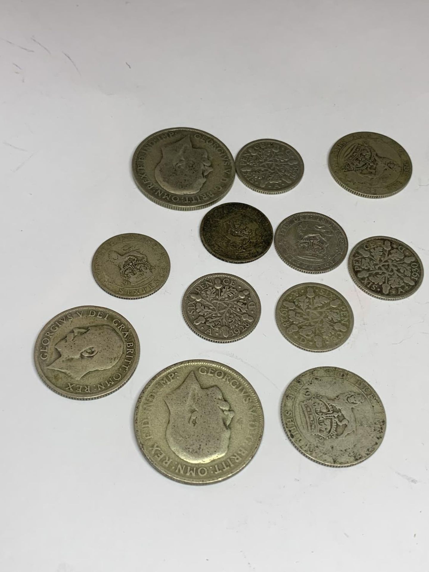 NINETEEN SILVER COINS - Image 2 of 3
