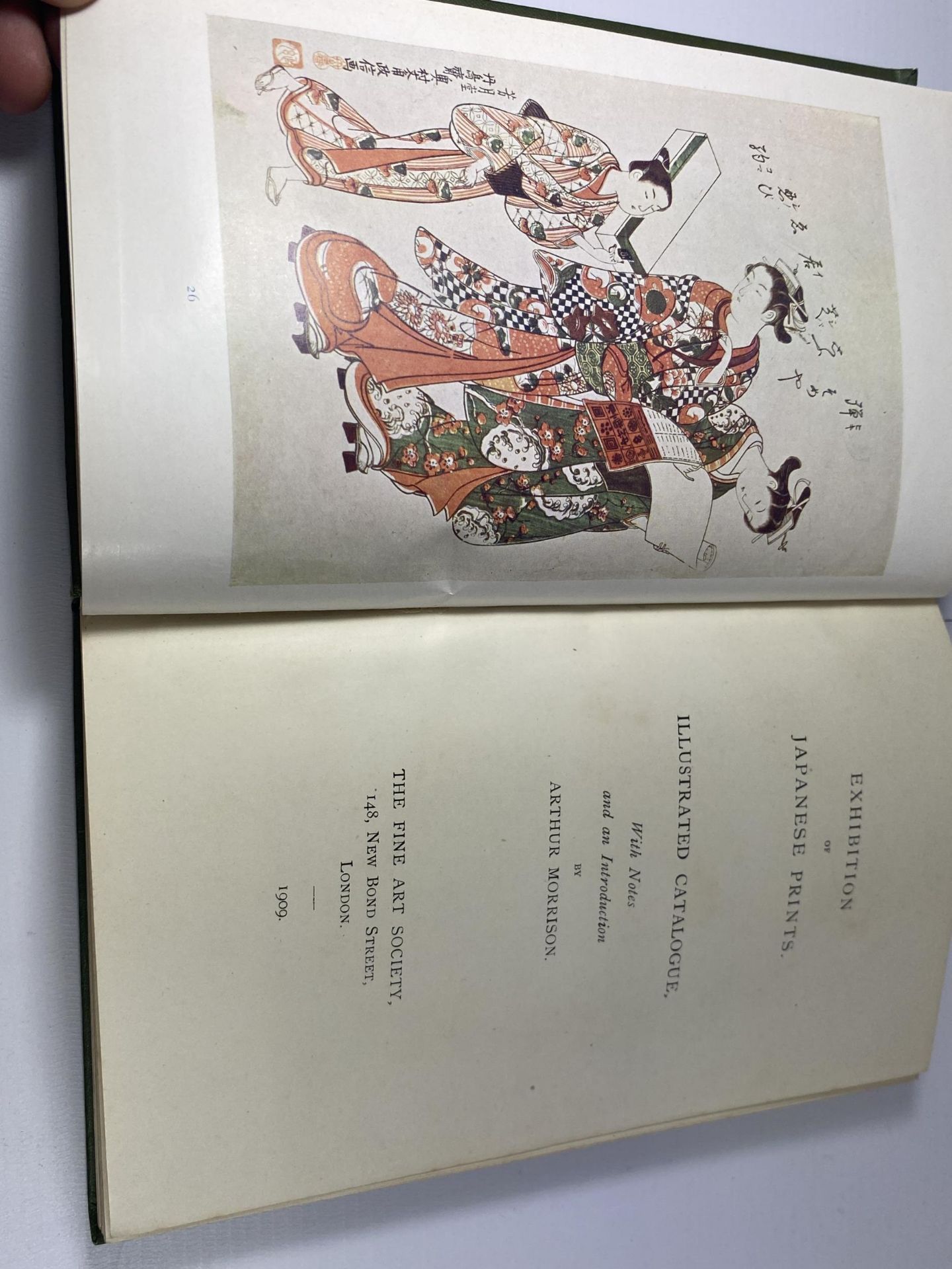 AN EXHIBITION OF JAPANESE PRINTS 1909 FINE ART SOCIETY BOOK - Image 2 of 5