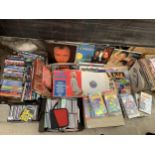 A LARGE QUANTITY OF LP RECORDS AND CDS ETC