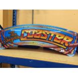 AN ILLUMINATED FAIRGROUND ROLLER COASTER SIGN LENGTH 111CM