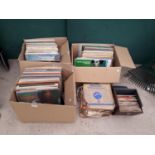 A LARGE ASSORTMENT OF LP RECORDS