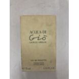 A BOXED GIORGIO ARMANI ACQUA DI GIO PERFUME